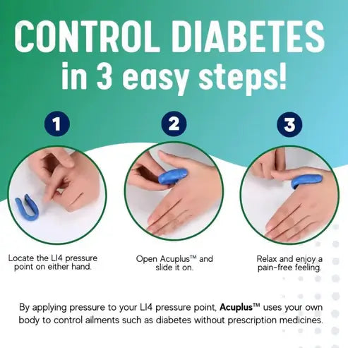 Sugar Control LI4 Acupressure Point Clip for Diabetes | BUY 1 GET 1 FREE