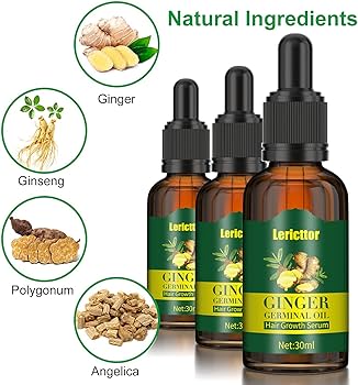 GINGER GERMINAL OIL for fast hair growth in 7 Days