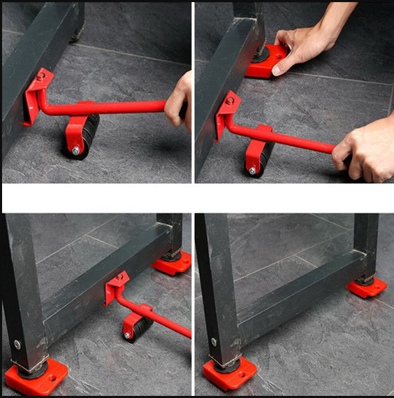 Set of 5 Furniture Lifter Moving Tool - (IMPORTED)