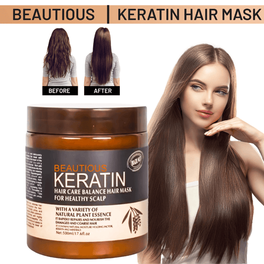 Keratin Hair Mask – Scalp Therapy & Shine Boos