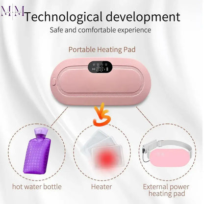 Digital Period Pad Heating And Vibrating For Healing Period Cramps