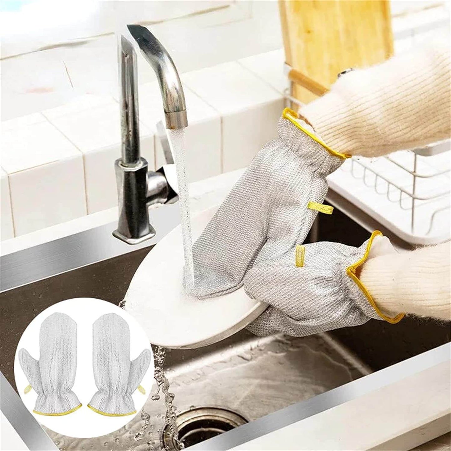 Multipurpose Wire Dishwashing Gloves