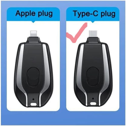 Keychain Power Bank | Portable Charger For  (C-typle & iphones)