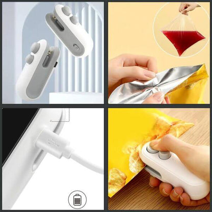 Heat Sealing Machine 2 In 1 Cutting And Sealer | Usb Rechargeable