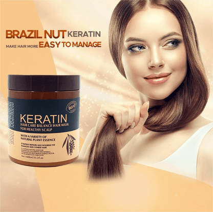 Keratin Hair Mask – Scalp Therapy & Shine Boos