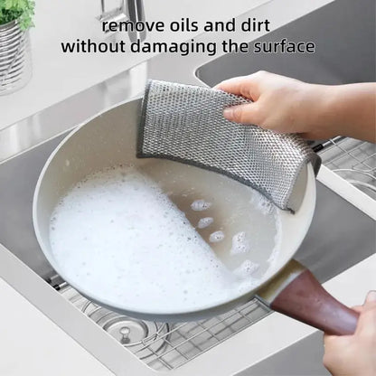 Dish Washing Steel Scrubber Rag (Pack of 20pcs)