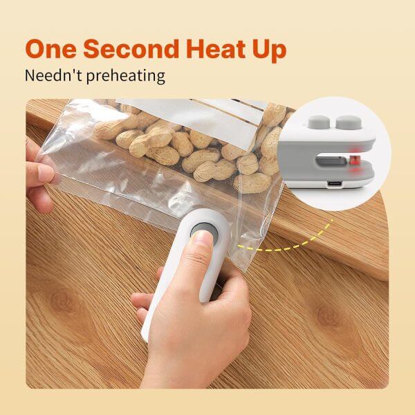 Heat Sealing Machine 2 In 1 Cutting And Sealer | Usb Rechargeable