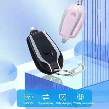 Keychain Power Bank | Portable Charger For  (C-typle & iphones)