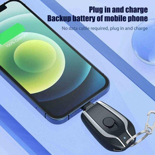 Keychain Power Bank | Portable Charger For  (C-typle & iphones)