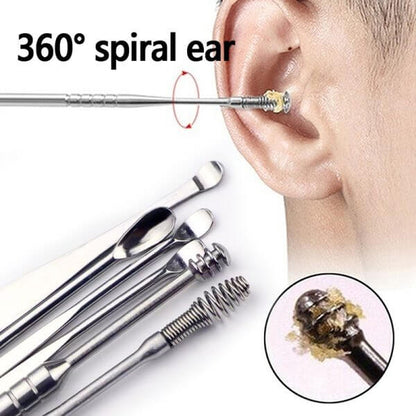Ear Wax Cleaning Kit | 6 Pcs Ear Pick Tools