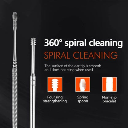 Ear Wax Cleaning Kit | 6 Pcs Ear Pick Tools