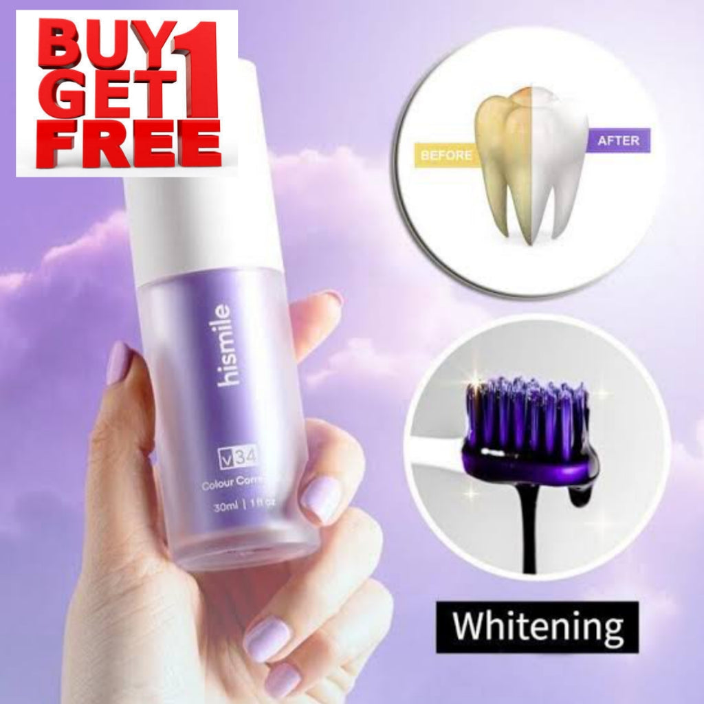 Teeth Brightening Hismiles V34 Colour Corrector Serum 30ml ( BUY 1 GET 1 FREE! )