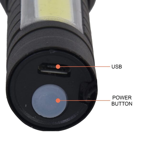 Mini LED Zoomable Flashlight – Super Bright, Waterproof & Rechargeable - (IMPORTED)